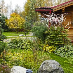 Цветник в стиле Кантри